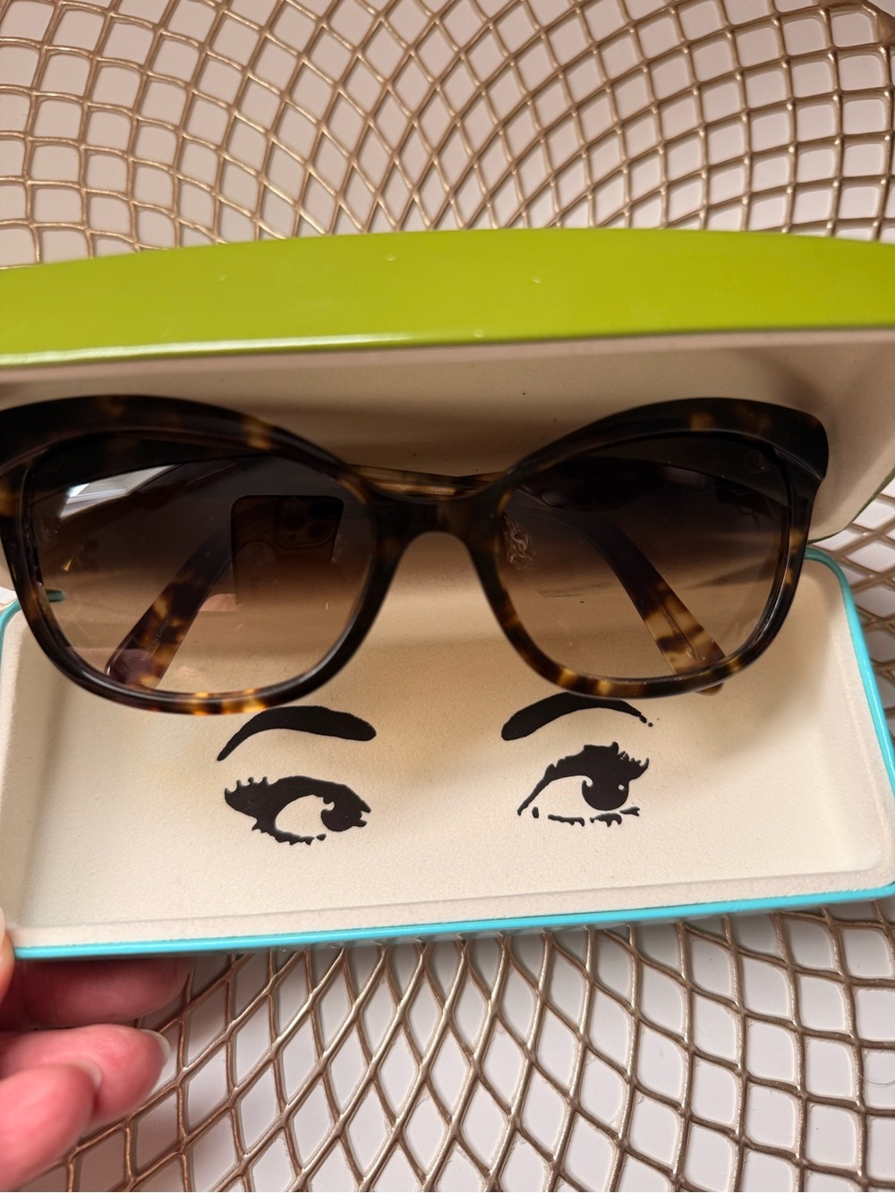 Kate Spade Tortoiseshell Gradient Lens Sunglasses